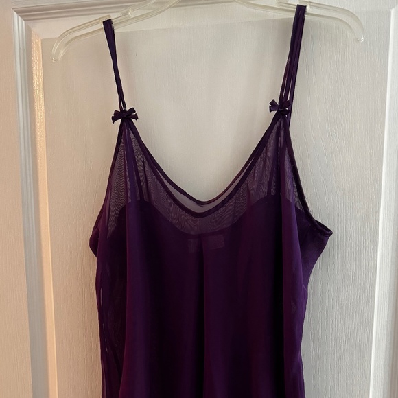 Vintage Dentelle Purple shortie nighty - Picture 1 of 5